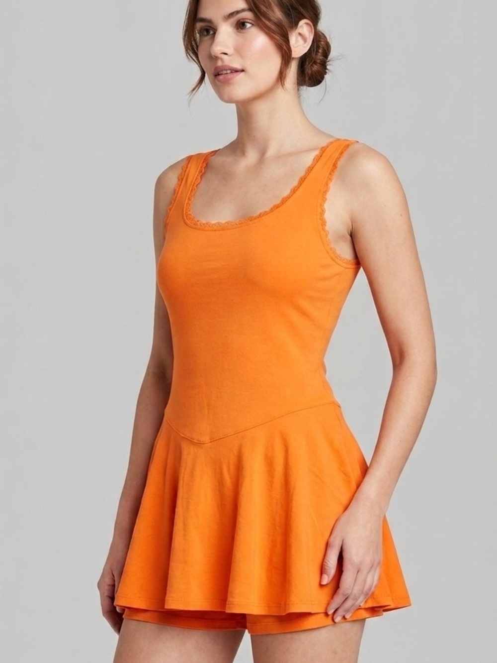 Wild Fable Orange Skort Dress NWT Tennis Exercise Athletic Activewear Mini - Picture 1 of 7